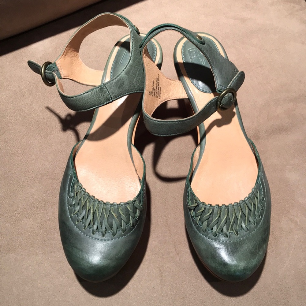 Frye platform sandals